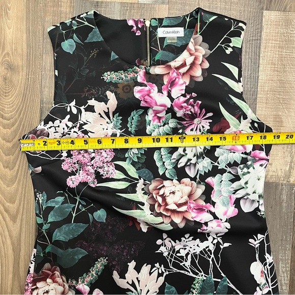 Calvin Klein Floral Sheath Dress - Picture 8 of 13